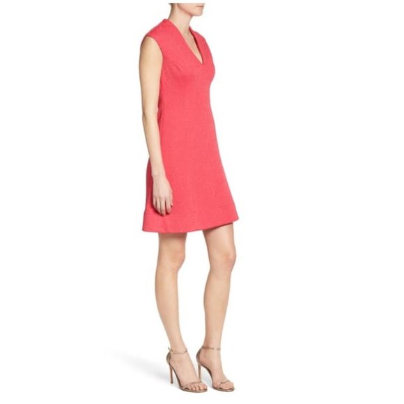 VINCE CAMUTO Jacquard Fit & Flare Dress - Picture 3 of 10